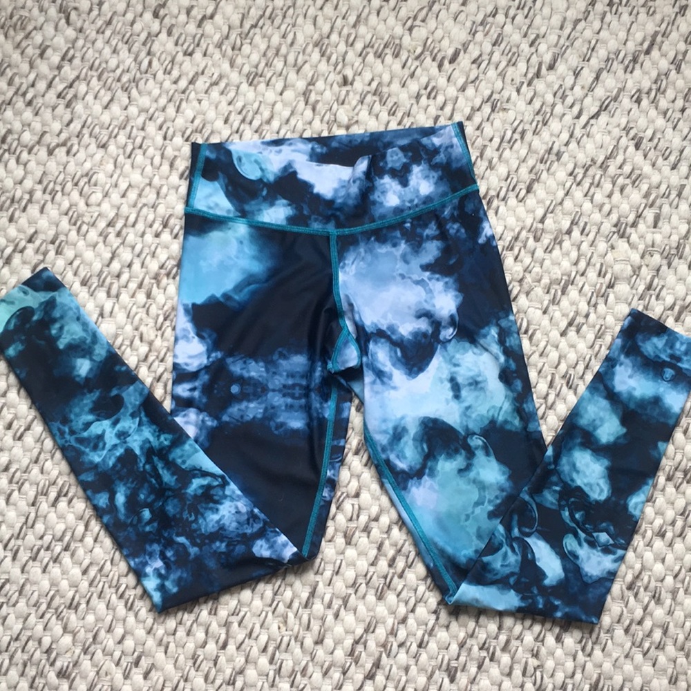 JIVA blue pattern yoga pants